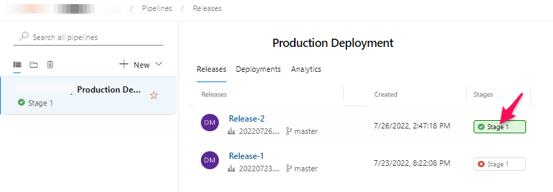 Azure DevOps Release - Deployed